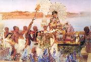 The finding of Moses tadema